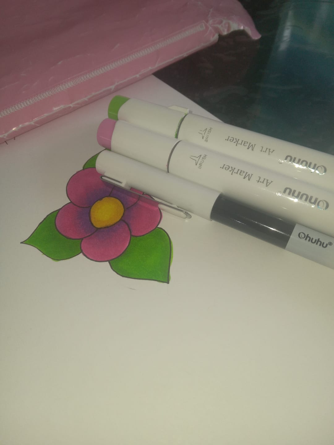 Customer photo review of Ohuhu Kohala Liquid Fineliner Drawing Pens,9 Pack
