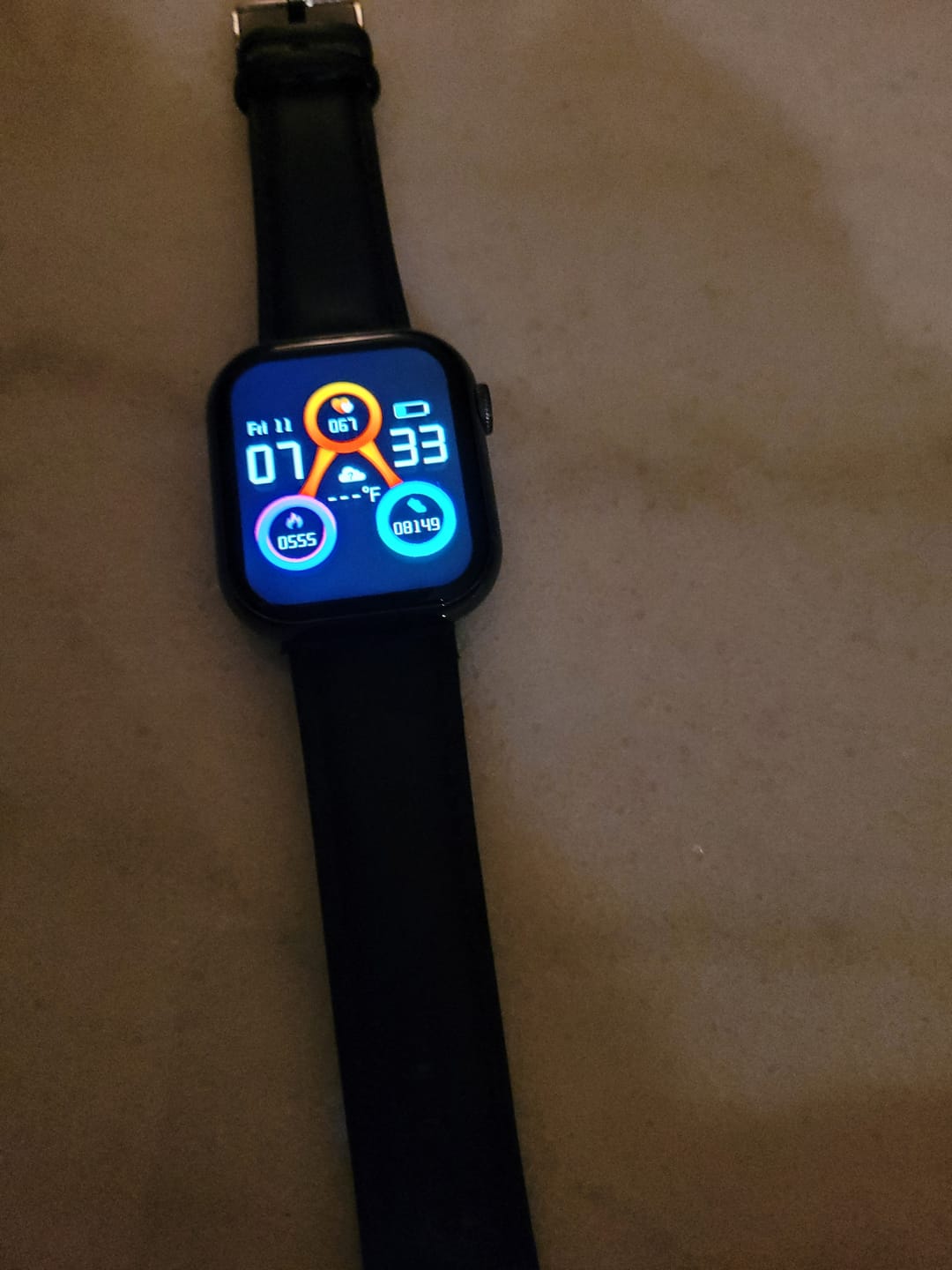 Customer photo review of Bearscome Blood Sugar Blood Pressure Blood oxygen Sleep Monitoring Waterproof Smartwatch
