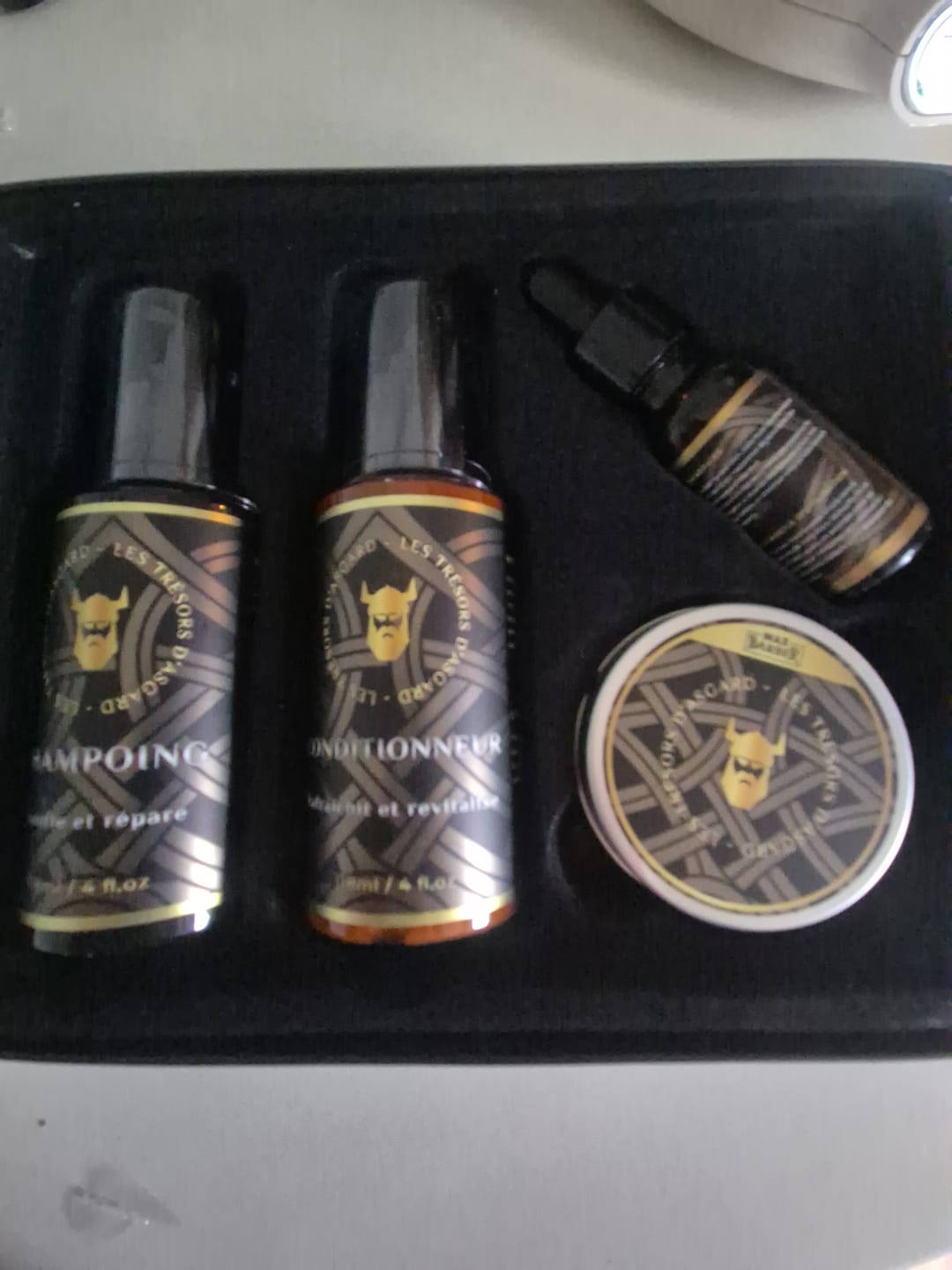 Customer photo review of Les trésors d’Asgard  | Coffret Complet Soin barbe 4-en-1