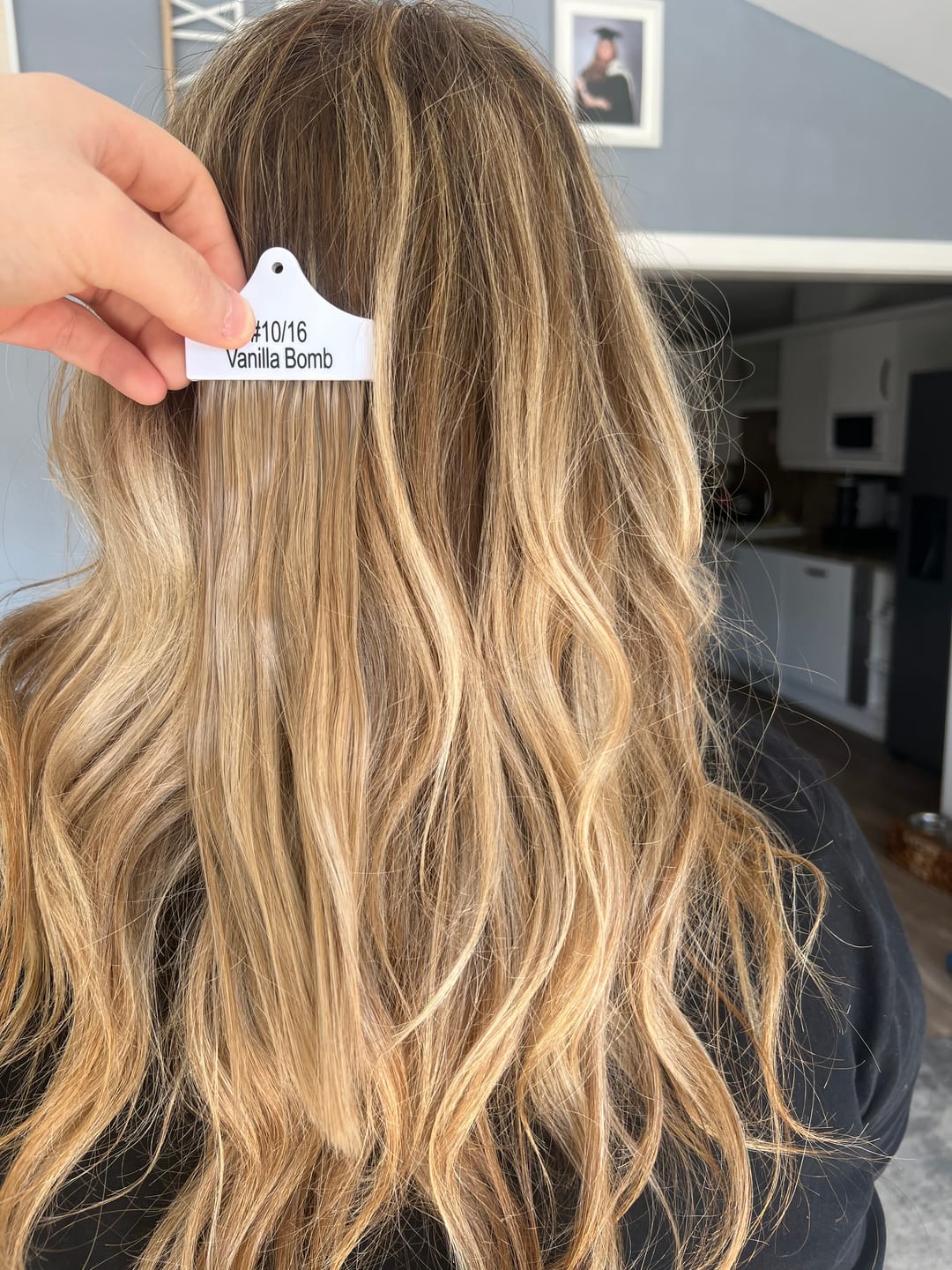 Customer photo review of Stranded Fibre Colour Sample #10/16 Vanilla Bomb