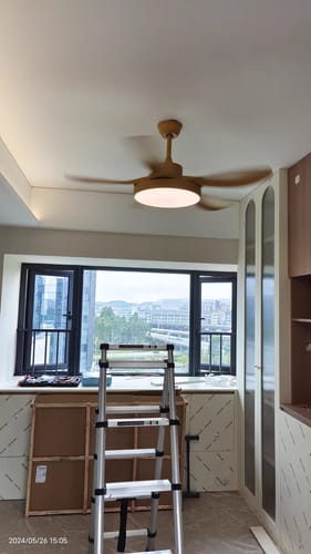 Customer photo review of WOW 5 Blade Modern Ceiling Fan Lamp-wow5129