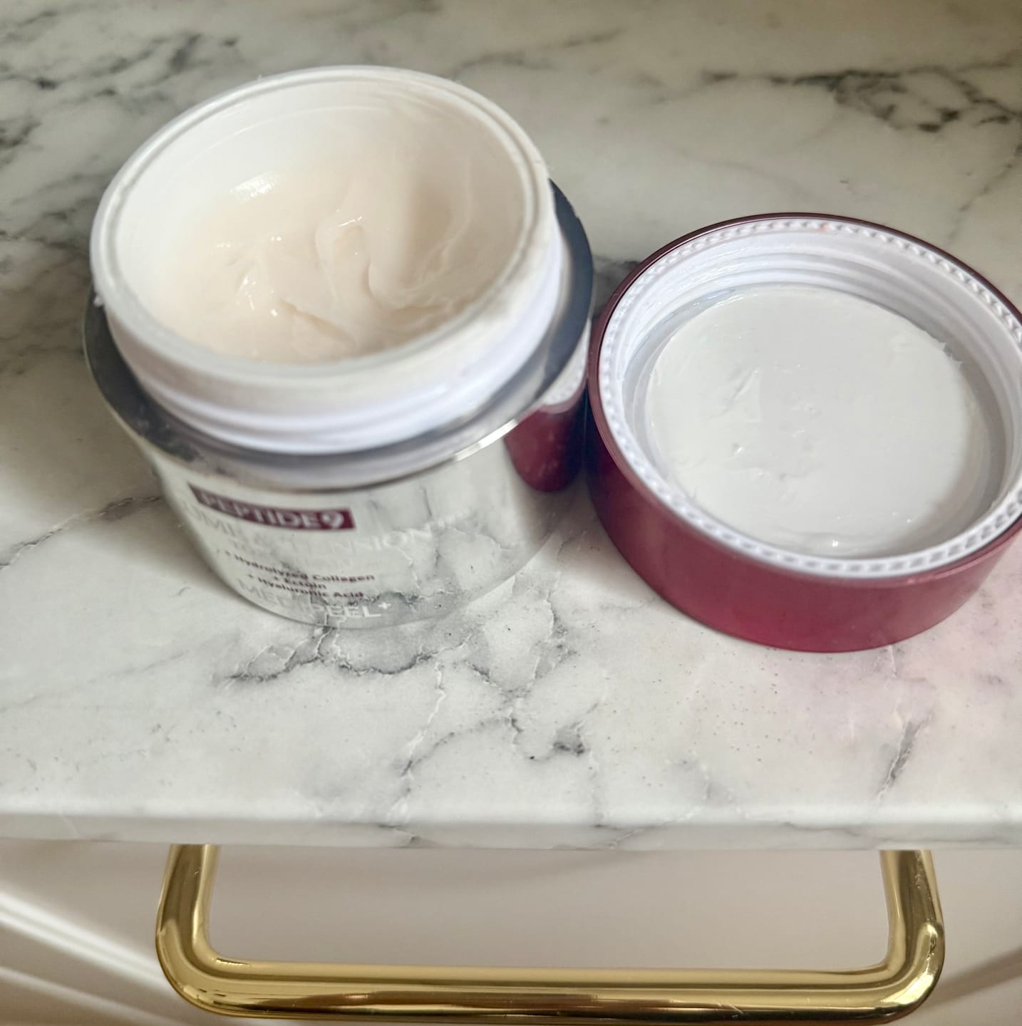 Customer photo review of Pretnovecošanas liftinga krēms ar peptīdiem Medi-Peel Peptide 9 Volume & Tension Tox Cream Pro