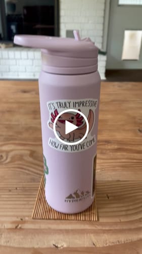 Customer video review of "It's truly impressive..." Supportive Axolotl Sticker
