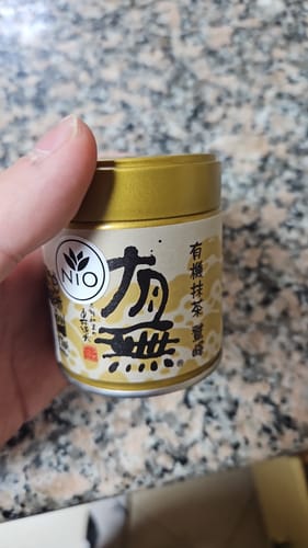Customer photo review of Washimine Ceremonial Matcha Tea