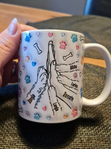 Customer photo review of Beste Hunde Mama 3D Optik - Individuelle Tasse