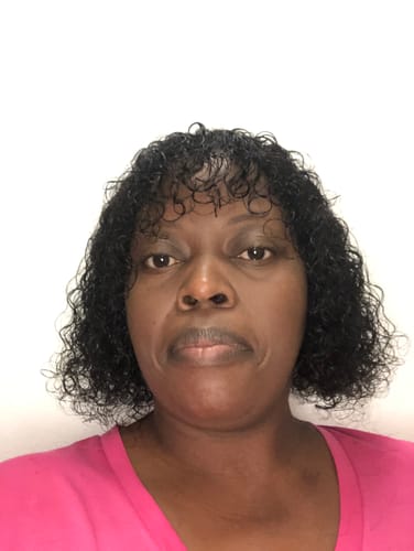 Customer photo review of Brazilian 4x4 Lace Wig Straight 16" and Zoe Water Wave Fringe