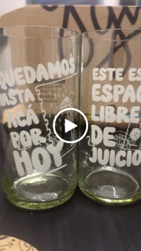 Customer video review of Psicólogos - Juego de 6 Vasos - 500 ml