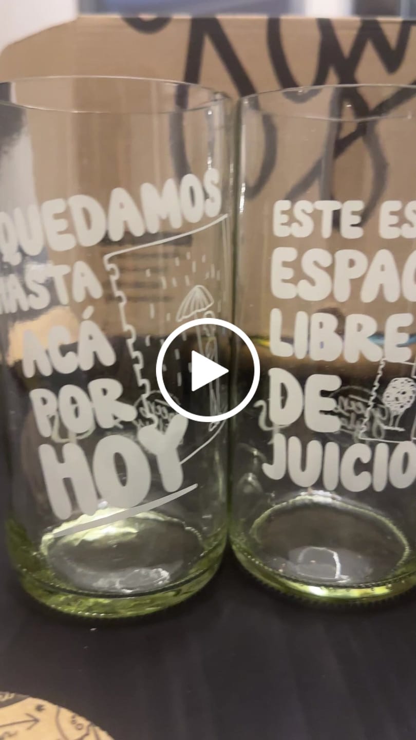 Customer video review of Psicólogos - Juego de 6 Vasos - 500 ml