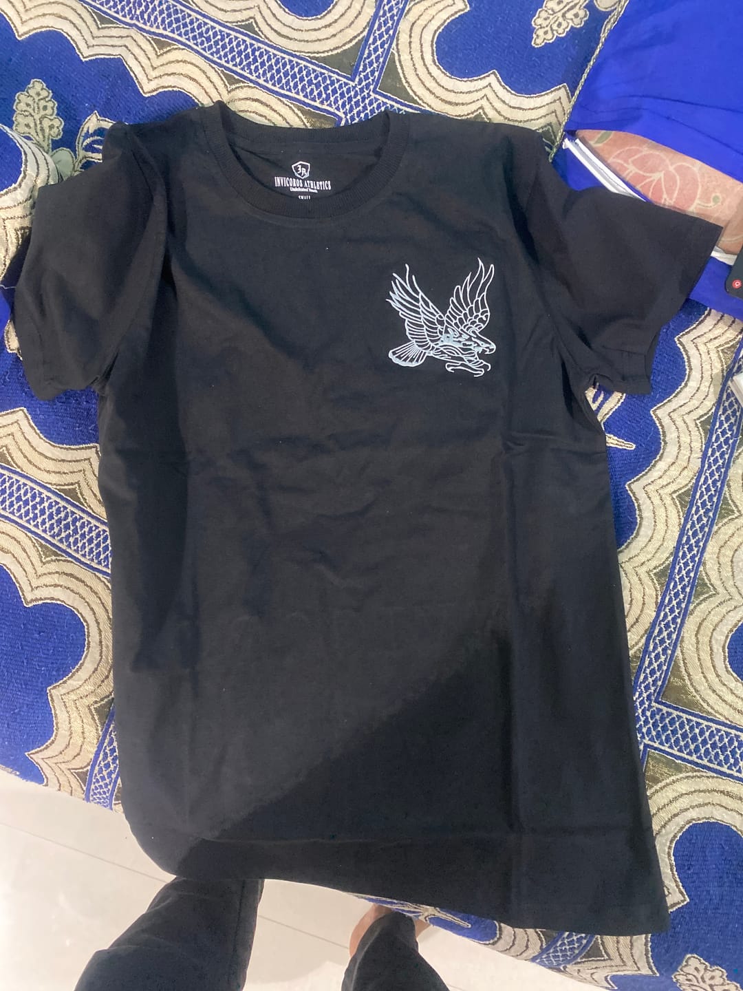Customer photo review of ASCEND STATEMENT OVERSIZED TEE - BLACK