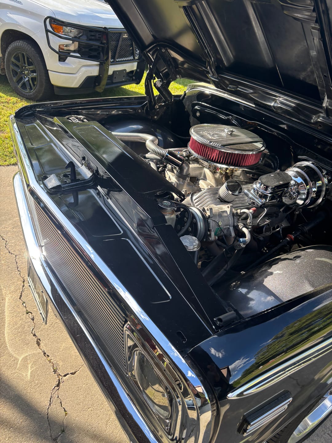 Customer photo review of 69-72 Chevy / GMC 3 Piece Core Support Filler Panel-Classic Bead Roll -GEN 2