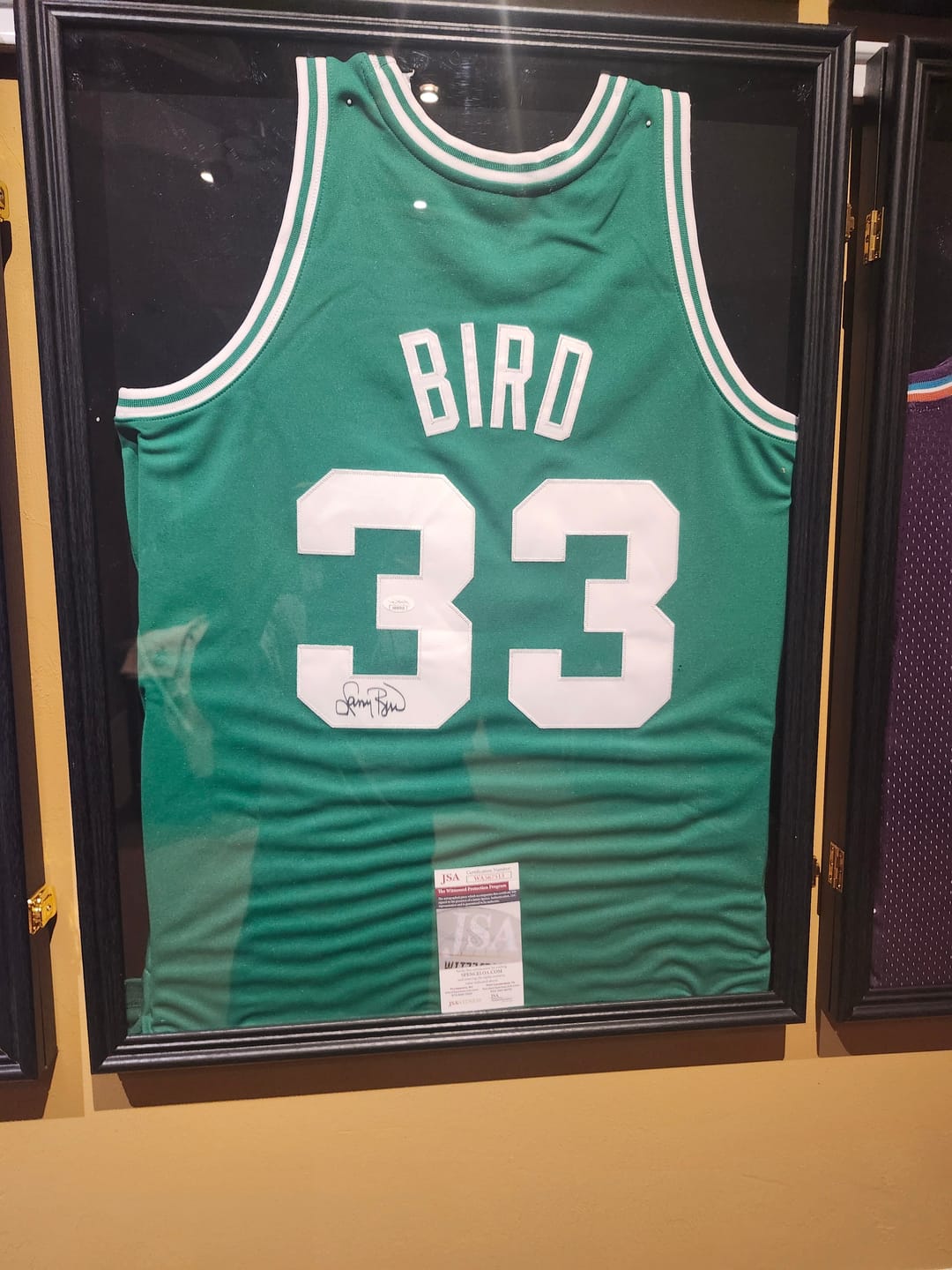 Customer photo review of Larry Bird Autograph Signing