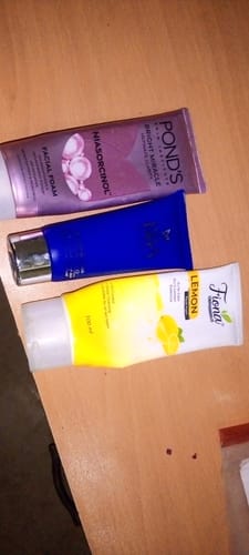 Customer photo review of HYALURONIC ACID- Hydra  Face Wash (For all Skin types)