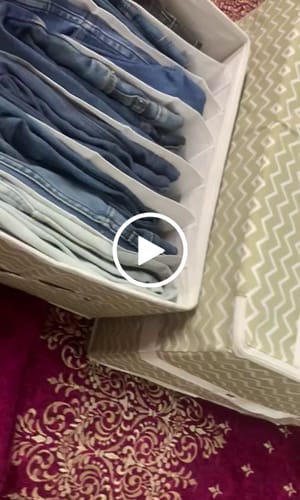 Customer video review of Qoolish Pack of 1 Jeans Organizer (Available in 5 Colours)