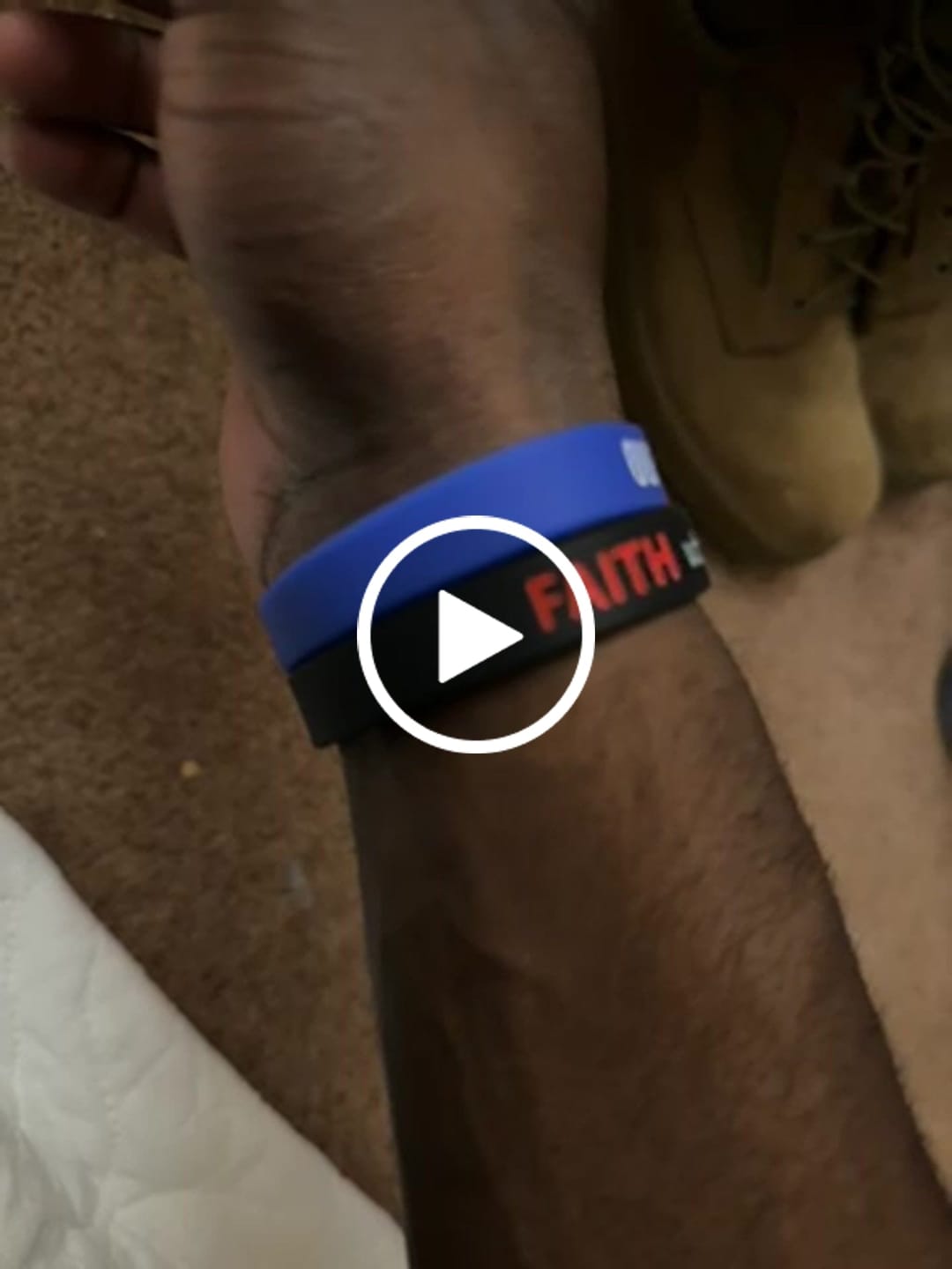 Customer video review of Move Mountains Wristband