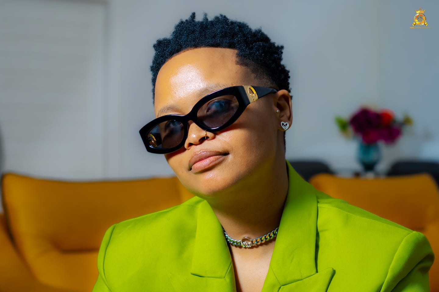 Customer photo review of Silver Thando Studs