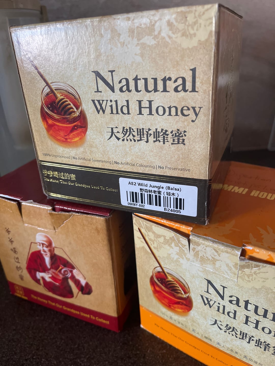Customer photo review of Bundle of Monofloral + Polyfloral + Wild Jungle Natural Wild Honey