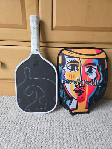 Customer photo review of The Filth 16mm Pickleball Paddle- White on White
