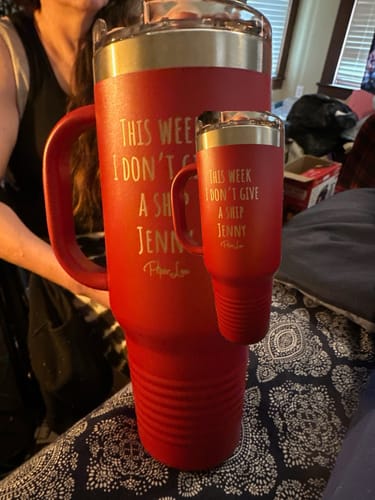 Customer photo review of Personalized (CUSTOM) 40oz Tumbler