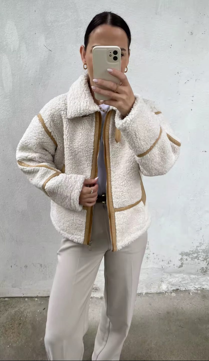 Customer photo review of Chaqueta Teddy Adison