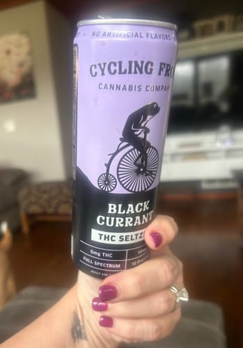 Customer photo review of THC Seltzer Giveaway - Black Currant