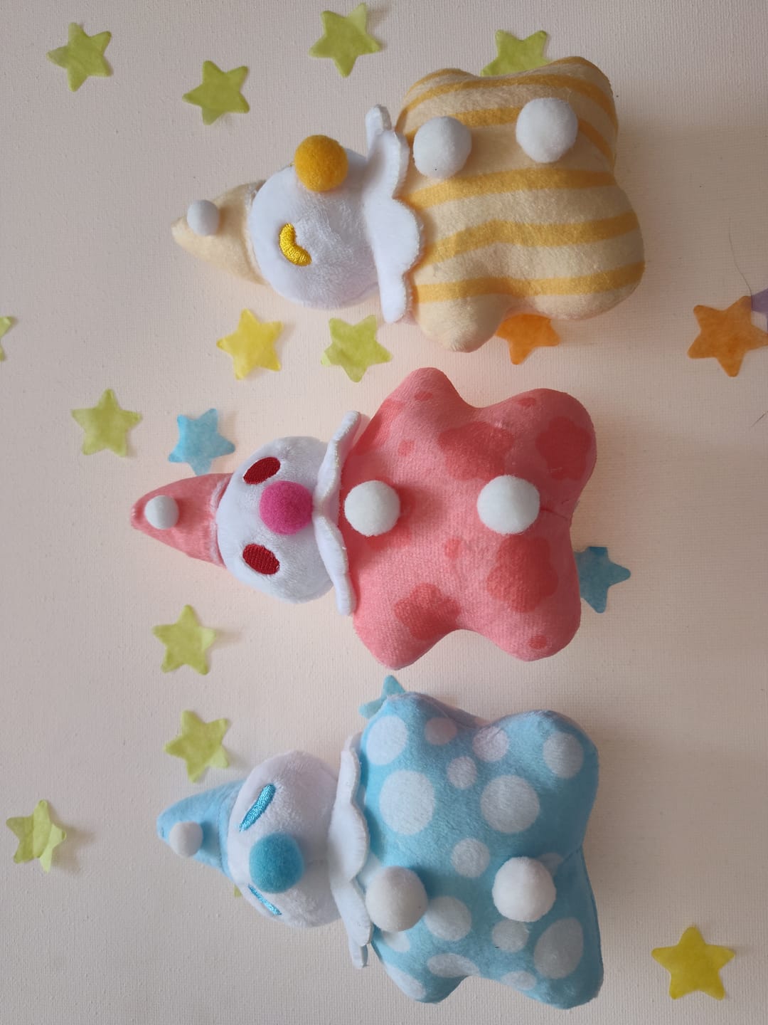 Customer photo review of Cute Lil Clown Plushies!