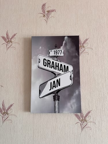 Customer photo review of COUPLES DATE OF LOVE by Cstm Canvas