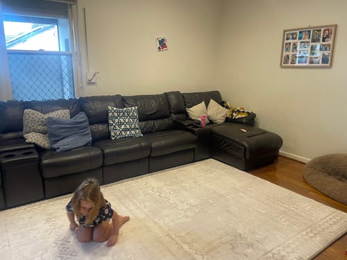 Customer photo review of The Mellow Mat v2® Designer Print | Sandstone Haze (Soft Touch Sensory Tatami Rug) PR02