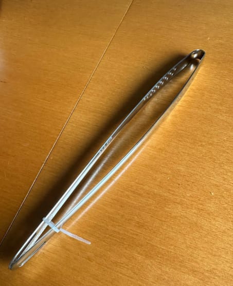 Customer photo review of Stainless Steel Kitchen Tongs