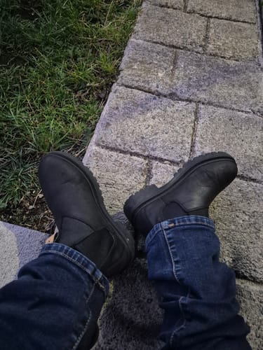 Customer photo review of Botín Original 2.0 Chiporro Natural Negro Mujer