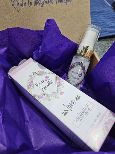 Customer photo review of Dúo Perfumes para cabello 150 ml y 30 ml