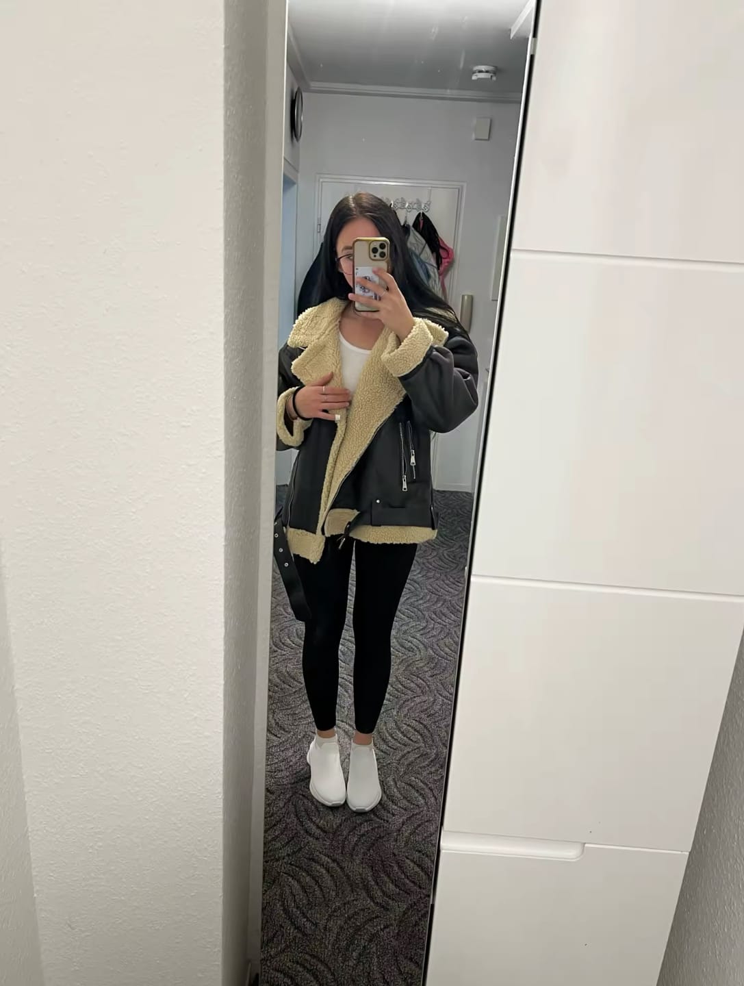 Customer photo review of Chaqueta Aviadora Abrigo Agustha