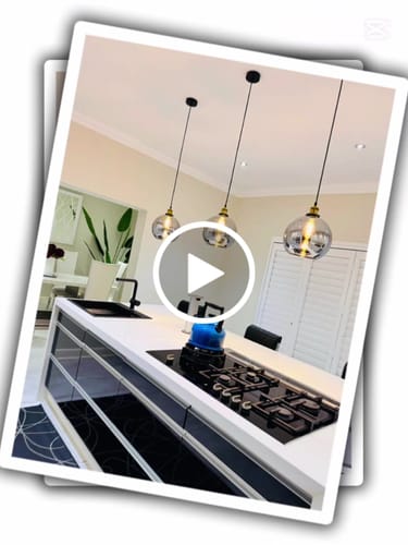 Customer video review of Spheroid Glass Pendant Light Smoke | Amber