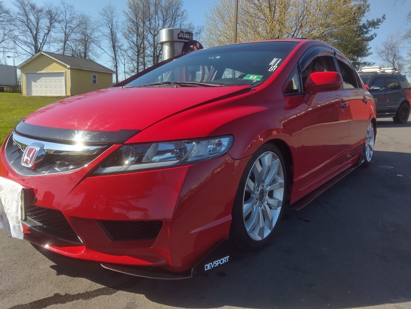 Customer photo review of DevSport Side Skirt Splitters (2006-2011 Honda Civic Sedan)