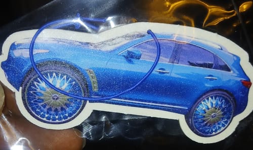 Customer photo review of Custom Car Air Freshener