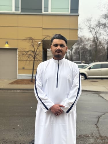 Customer photo review of White Designer Thobe