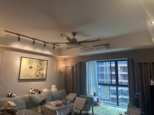 Customer photo review of WOW 5 Blade Modern Ceiling Fan Lamp-wow5129