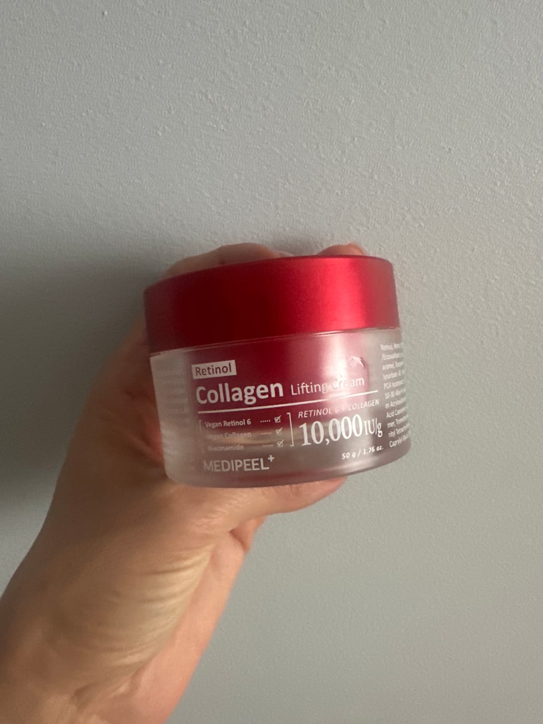 Customer photo review of Dubultais liftinga krēms ar retinolu un kolagēnu Medi-Peel Retinol Collagen Lifting Cream