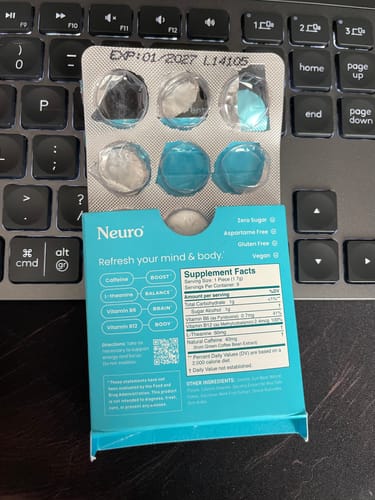Customer photo review of Energy & Focus Gum