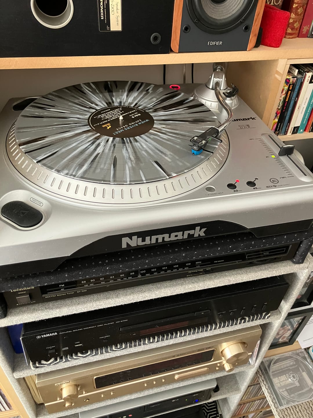 Customer photo review of SAVING GRACE ~ SILVER SPLATTER VINYL 50% OFF