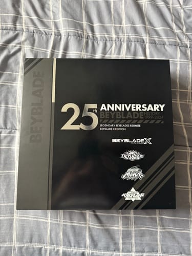 Customer photo review of [Pre-Order April 2025] Takara Tomy Beyblade X BX-00 25th Anniversary Gift Set