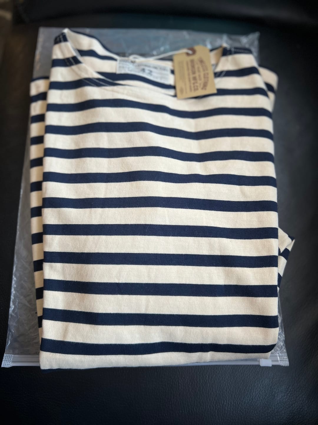 Customer photo review of Breton Stripe Long Sleeve T-Shirt