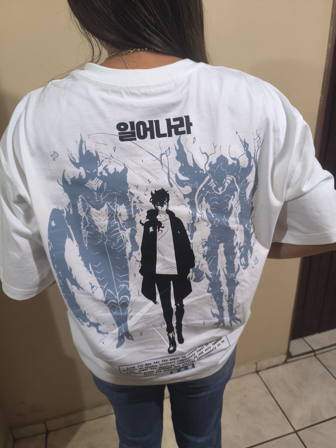 Customer photo review of Camisa Arise - Solo Leveling