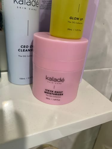 Customer photo review of IYKYK Daily Moisturiser