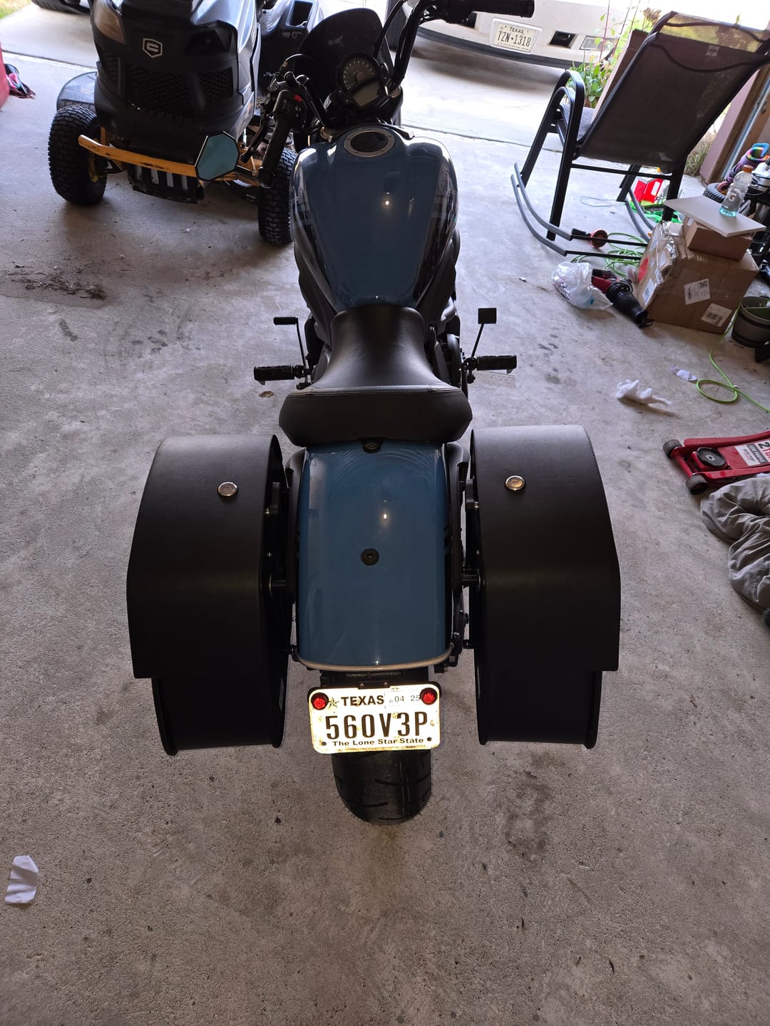 Customer photo review of 28L - Baelor Medium Hard Mount Kawasaki Vulcan S VN650 Motorcycle Saddlebags