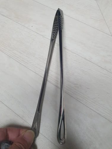 Customer photo review of Stainless Steel Kitchen Tongs
