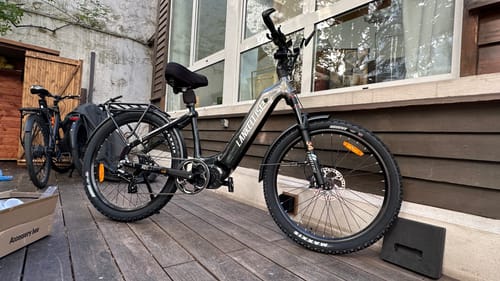 Customer photo review of Lankeleisi MG600 Lite 250W 27.5" Electric Trekking Bike 720Wh SUV E-bike with Torque Sensor 36V 20Ah Battery