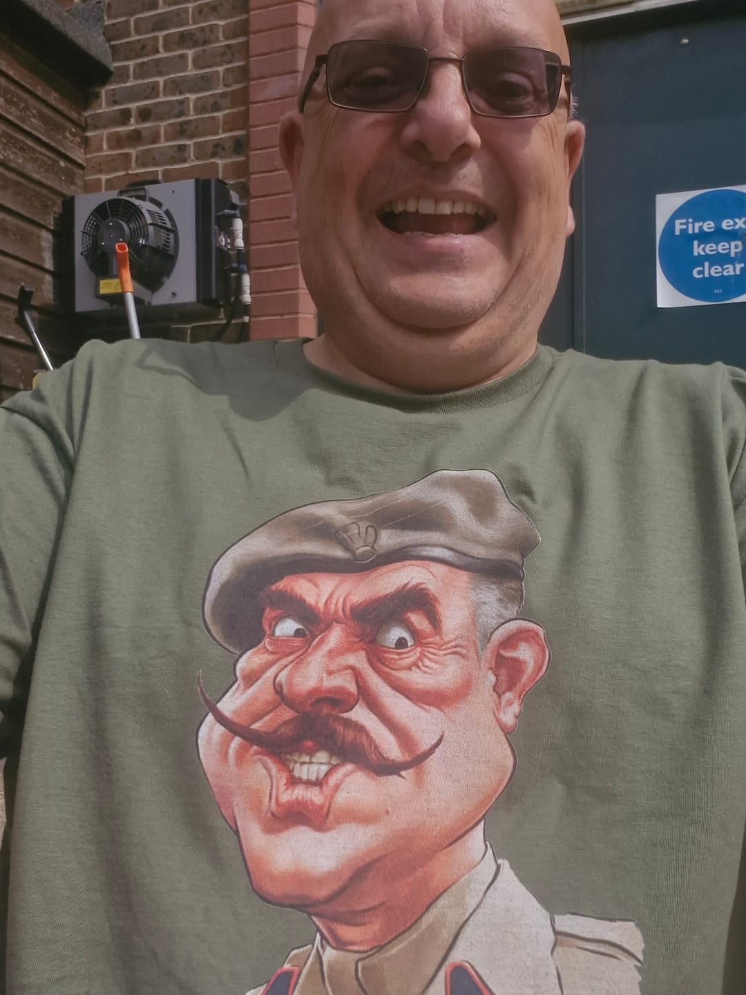 Customer photo review of "Oh dear, how sad never mind" T-Shirt