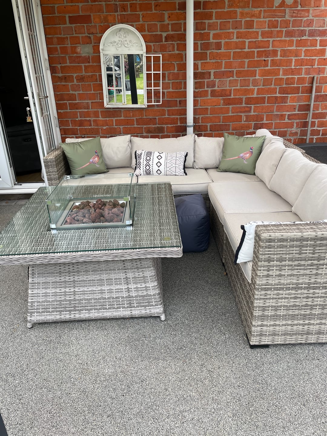 Customer photo review of Outdoor Garden Waterproof Cushion - Pheasant