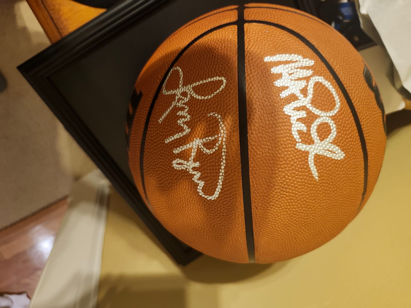 Customer photo review of Larry Bird Autograph Signing