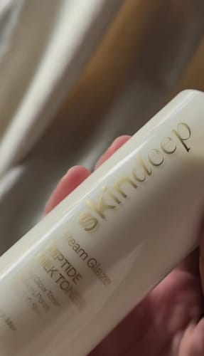 Customer photo review of DREAM GLAZE - Peptide Milk Toner